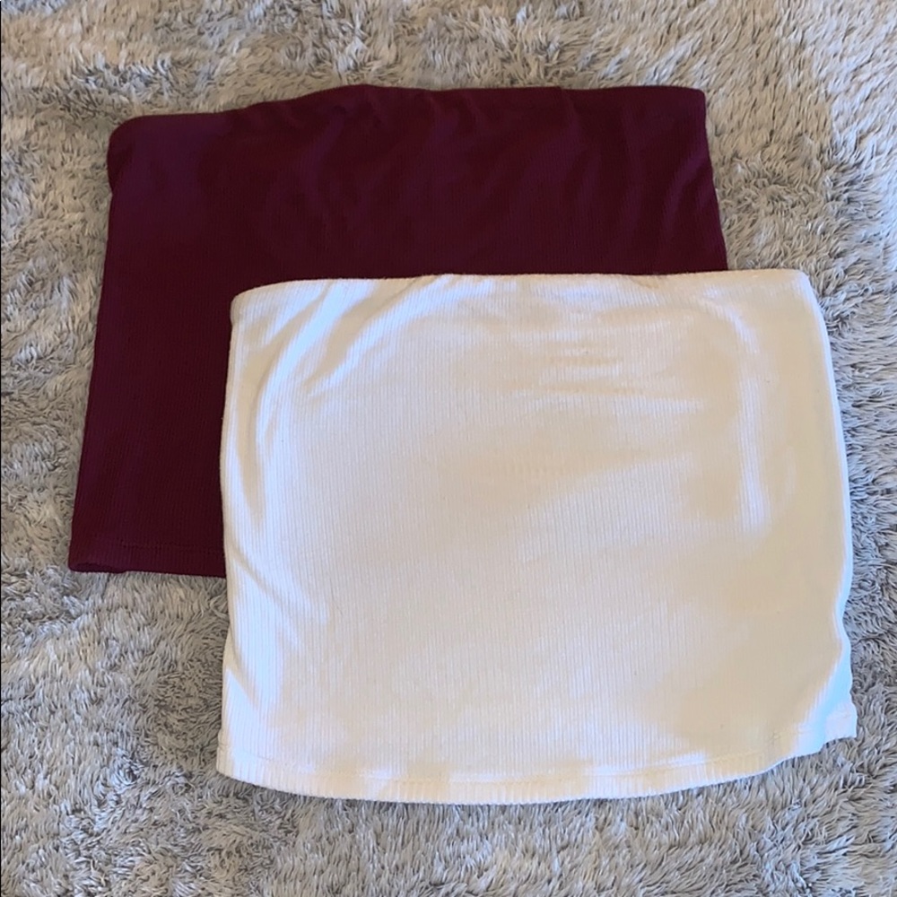 2 tube tops